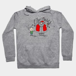 Funny Santa Claus Holding Candy Hoodie